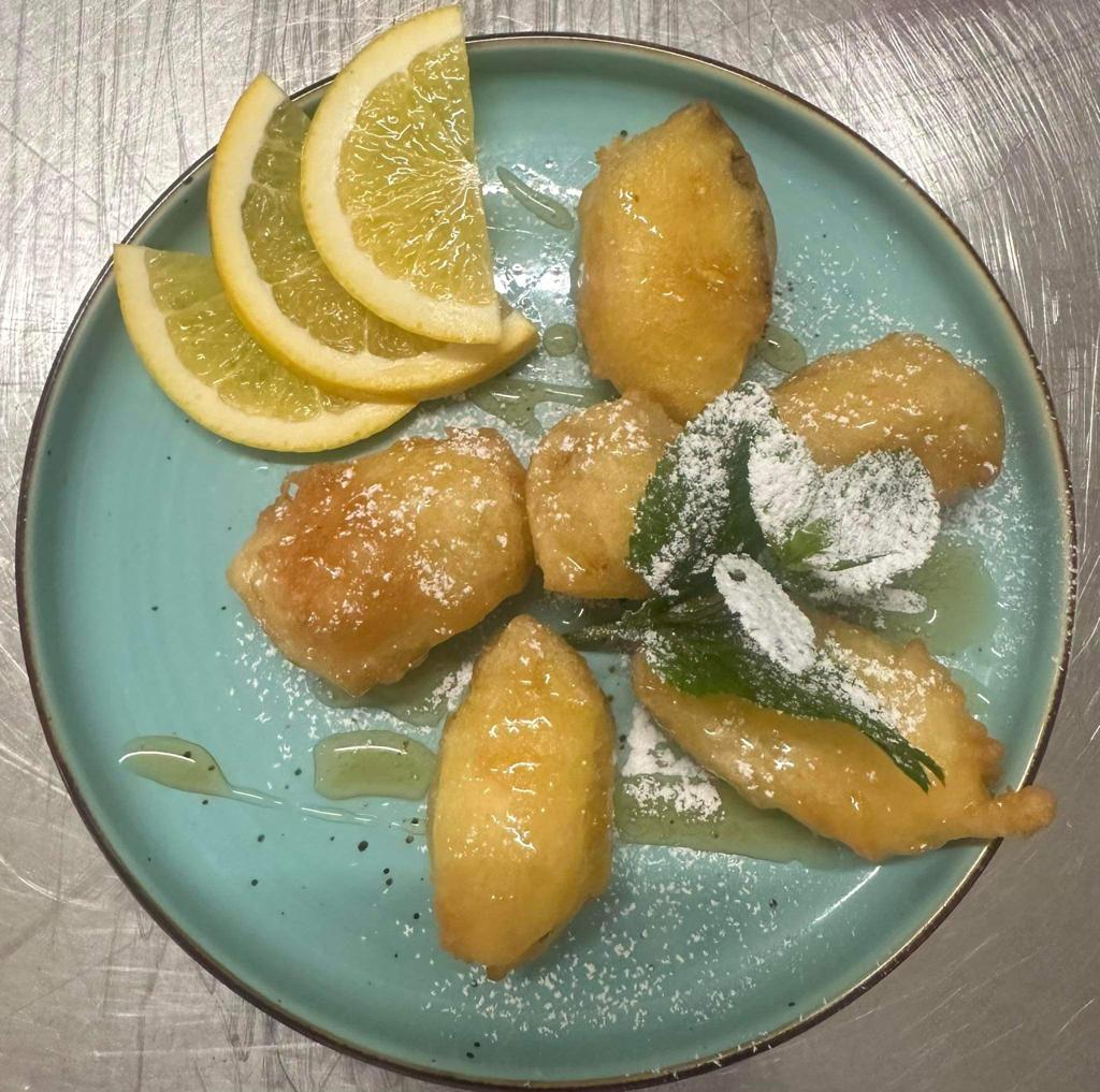 Gebackene Bananen mit Honig